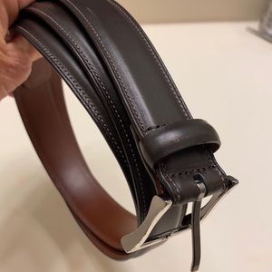 Men’s Perry Ellis Brown Leather Belt